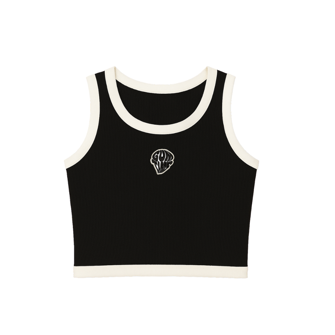 CROP TOP NOIR - BADIES